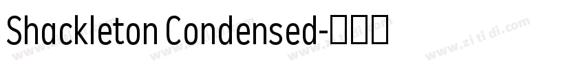 Shackleton Condensed字体转换